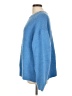 Zara Solid Blue Pullover Sweater Size L - photo 5