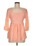 Torrid 100% Rayon Orange 3/4 Sleeve Blouse Size Med Plus (00) - photo 1