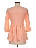 Torrid 100% Rayon Orange 3/4 Sleeve Blouse Size Med Plus (00) - photo 2