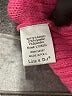 Line & Dot Hearts Pink Pullover Sweater Size M - photo 8