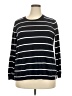 Market and Spruce Stripes Black Pullover Sweater Size 2X - photo 1