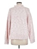 Ann Taylor LOFT Tweed Pink Turtleneck Sweater Size M - photo 2