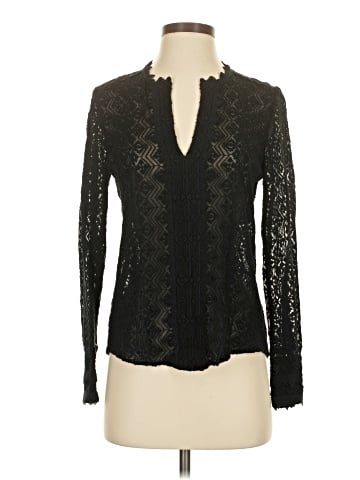 Rebecca Taylor Long Sleeve Silk Top (view 1)