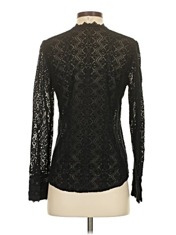 Rebecca Taylor Long Sleeve Silk Top (view 2)