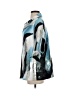 MING WANG Print Blue Raincoat Size XS - photo 5