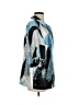 MING WANG Print Blue Raincoat Size XS - photo 4
