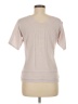 Unbranded Chevron-herringbone Damask Jacquard Solid Pink Ivory Pullover Sweater Size M (estimated) - photo 2