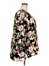 B Collection by Bobeau Floral Black 3/4 Sleeve Blouse Size 2X - photo 4