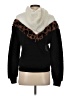 Derek Heart 100% Polyester Animal Print Black Pullover Sweater Size S - photo 2