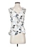 Laundry by Shelli Segal 100% Polyester Silver Sleeveless Blouse Size XS - photo 1