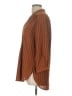 Fab'rik Stripes Brown Long Sleeve Blouse Size L - photo 5