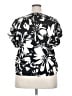 Nine West 100% Polyester Black Short Sleeve Blouse Size XXL - photo 2
