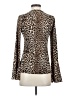 MICHAEL Michael Kors Animal Print Brown Long Sleeve T-Shirt Size XS - photo 2