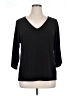 MICHAEL Michael Kors Black 3/4 Sleeve Top Size 1X - photo 1