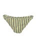 Solid & Striped Stripes Green Swimsuit Bottoms Size M - photo 2