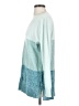 Lands' End 100% Cotton Color Block Teal Pullover Sweater Size XS - photo 5