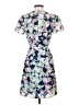 Slate & Willow 100% Polyester Print Blue Cocktail Dress Size 2 - photo 2