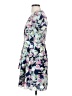 Slate & Willow 100% Polyester Print Blue Cocktail Dress Size 2 - photo 5