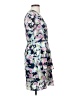 Slate & Willow 100% Polyester Print Blue Cocktail Dress Size 2 - photo 4