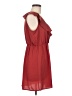 Color Me Red 100% Polyester Solid Red Cocktail Dress Size M - photo 4
