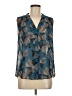 CAbi 100% Polyester Teal Long Sleeve Blouse Size S - photo 1