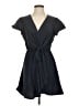 Express Solid Gray Casual Dress Size S - photo 1