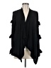 August Silk Black Cardigan Size M - photo 1