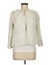 Ann Taylor 100% Polyester Polka Dots Ivory Jacket Size 4 - photo 1