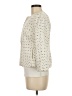 Ann Taylor 100% Polyester Polka Dots Ivory Jacket Size 4 - photo 5