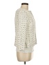 Ann Taylor 100% Polyester Polka Dots Ivory Jacket Size 4 - photo 4