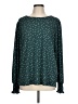 Lularoe Polka Dots Teal Long Sleeve Blouse Size L - photo 1