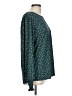 Lularoe Polka Dots Teal Long Sleeve Blouse Size L - photo 4