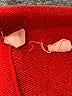Moth Red Turtleneck Sweater Size S - photo 7
