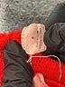 Moth Red Turtleneck Sweater Size S - photo 10