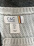 C&C California Silver Pullover Sweater Size L - photo 7