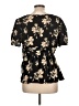 Shein 100% Polyester Black Short Sleeve Blouse Size L - photo 2