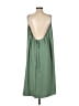 Unbranded 100% Polyester Solid Green Casual Dress Size S - photo 2