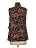 CAbi 100% Polyester Brown Sleeveless Blouse Size S - photo 2