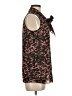 CAbi 100% Polyester Brown Sleeveless Blouse Size S - photo 4