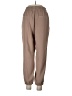 Unbranded 100% Polyester Solid Brown Casual Pants Size L - photo 2
