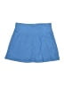 Peach Solid Blue Casual Skirt Size S - photo 1