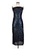 Bebe Stars Blue Cocktail Dress Size L - photo 1