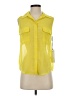 Lovers + Friends 100% Polyester Yellow Sleeveless Blouse Size XS - photo 1