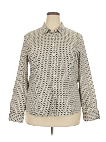 Van Heusen Long Sleeve Button-Down Shirt (view 1)