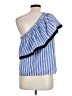 Milly Blue Sleeveless Blouse Size L - photo 2