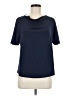 Chico's Blue Short Sleeve Blouse Size Med (1) - photo 1