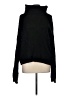 Pink Lily Solid Black Turtleneck Sweater Size M - photo 1