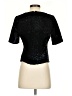Ann Taylor Blue Black Short Sleeve Top Size XS - photo 2