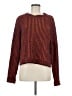 CAbi 100% Cotton Color Block Orange Pullover Sweater Size M - photo 1