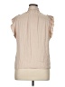FRAME 100% Polyester Tan Sleeveless Blouse Size XL - photo 2